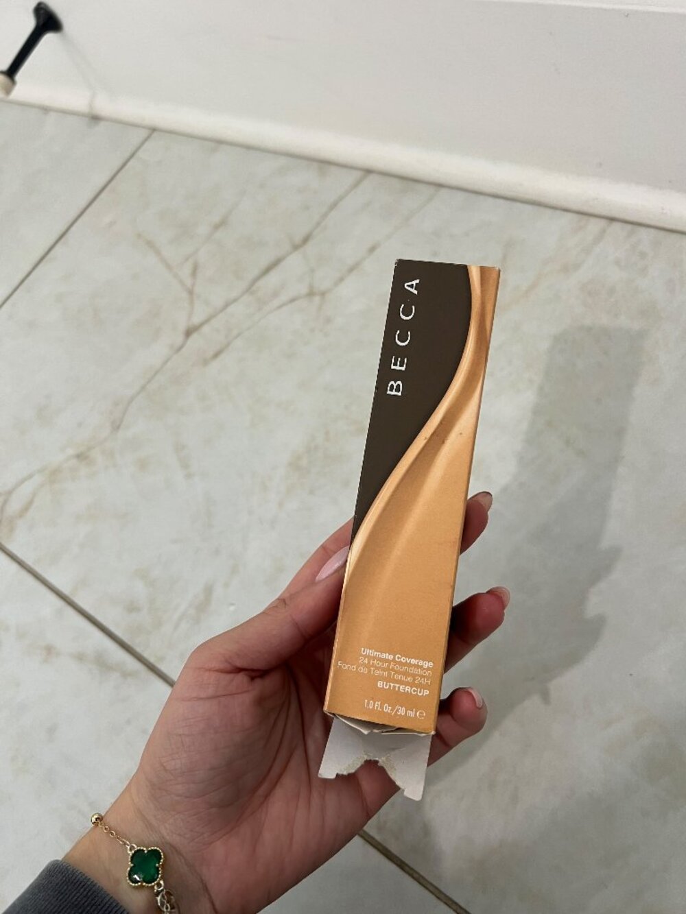 NEW BECCA Ultimate Coverage 24 Hour Foundation Buttercup 1.0 Fl Oz